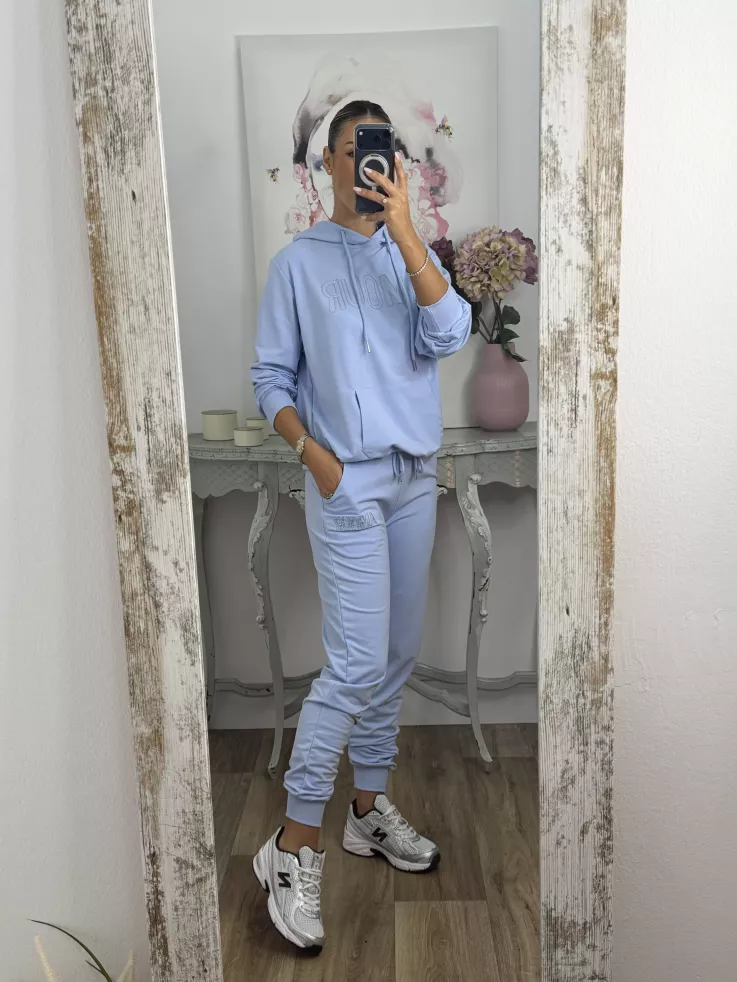 Conjunto sport Amour azul