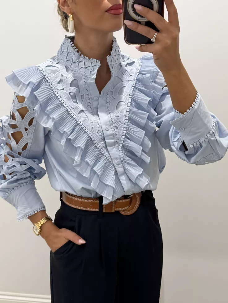Camisa Sicilia celeste
