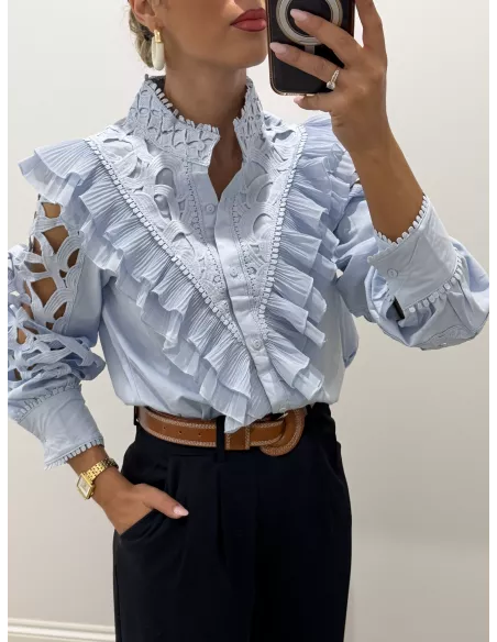 Camisa Sicilia celeste