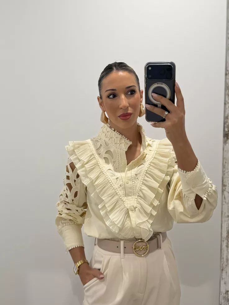 copia de Camisa Sicilia hueso