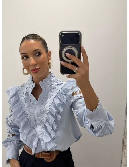 Pendientes aro carey y dorado