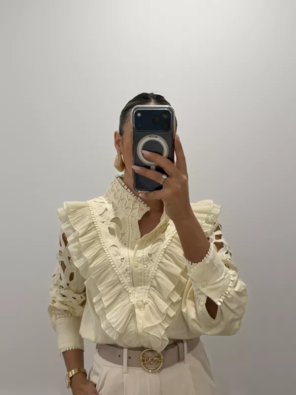 copia de Camisa Sicilia hueso