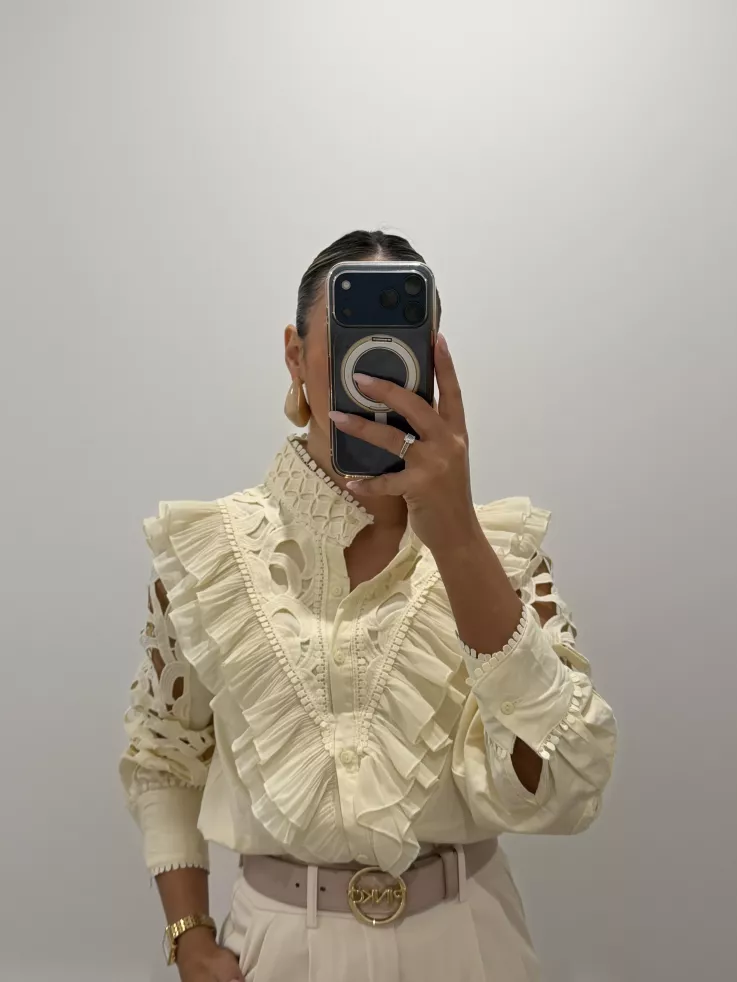 copia de Camisa Sicilia hueso