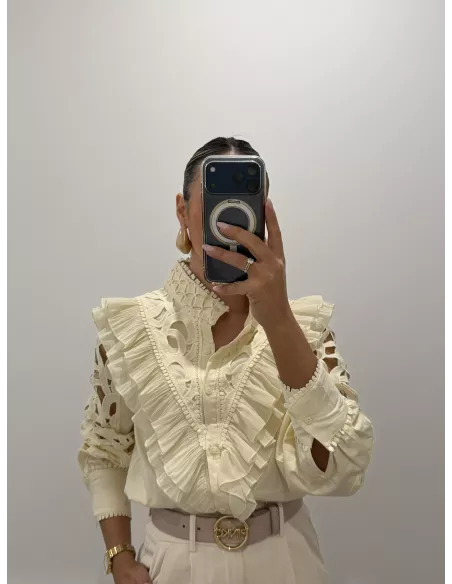 copia de Camisa Sicilia hueso