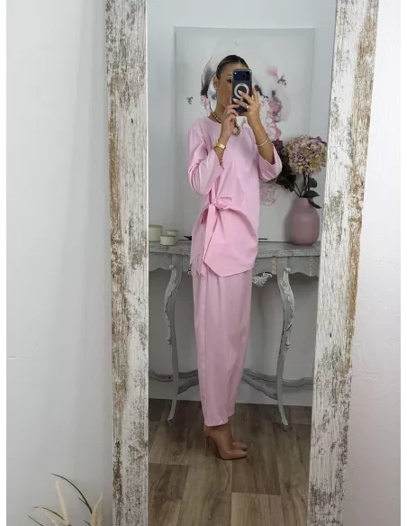 Conjunto Alina rosa