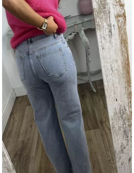 Jeans corazones rosa