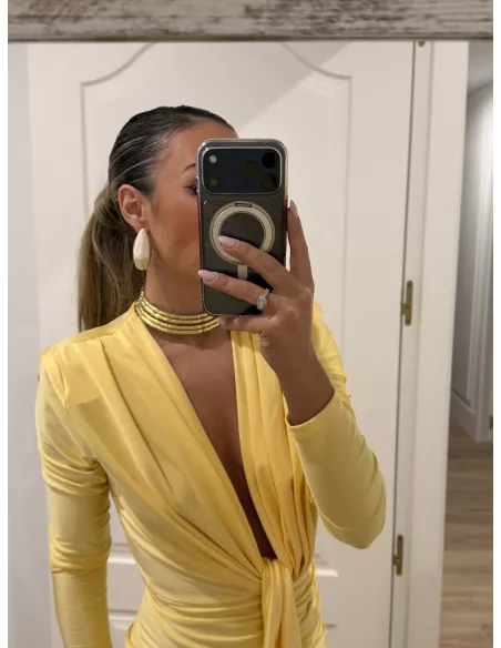 Choker Ajusatble dorado