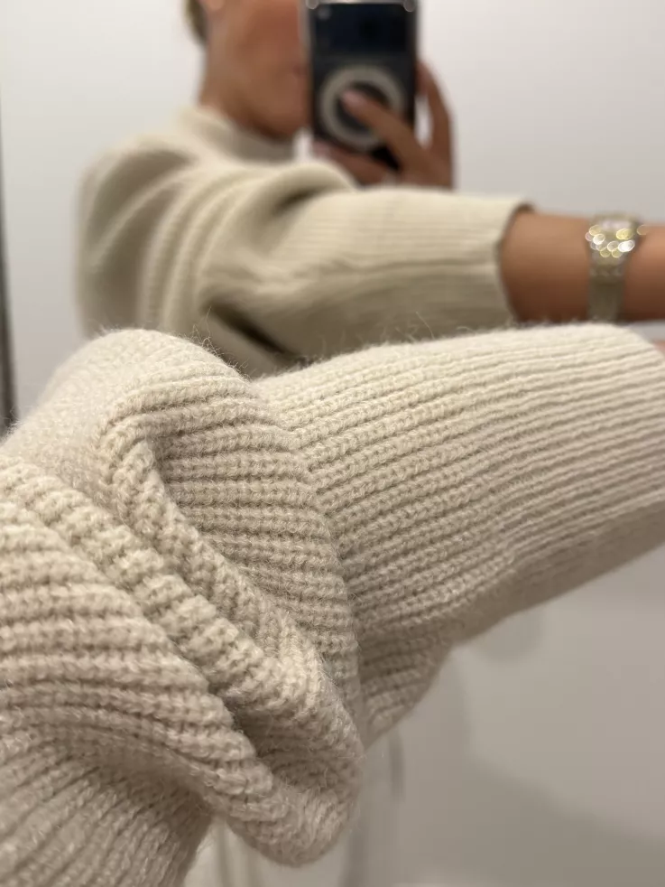 Jersey corto beige ajustable