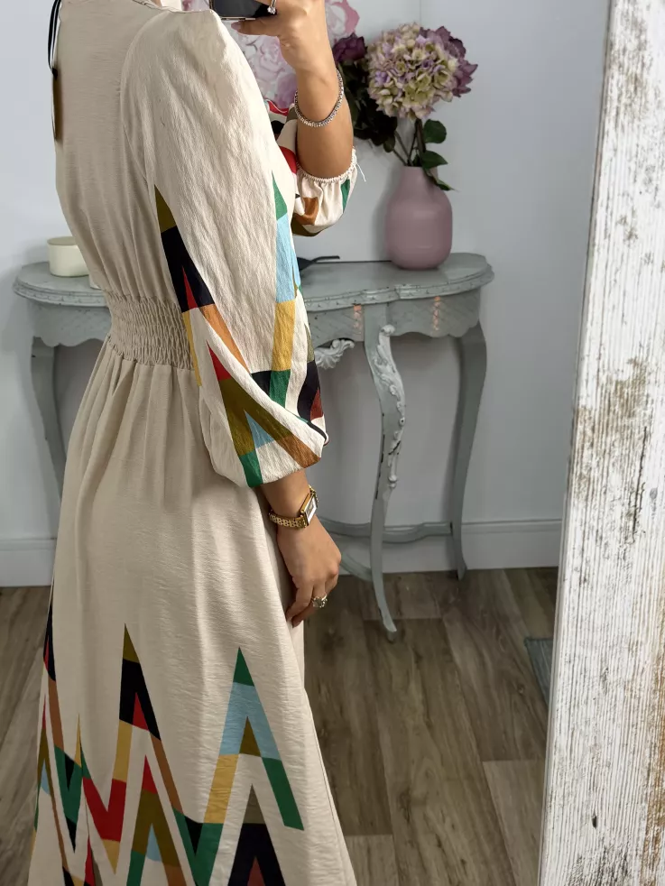 Vestido Nalea beige