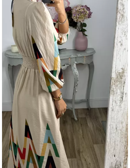 Vestido Nalea beige