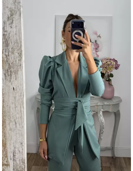 Conjunto Laras verdeagua