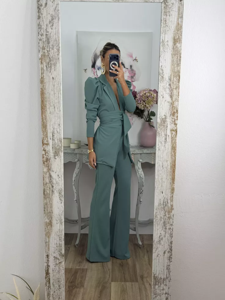 Conjunto Laras verdeagua