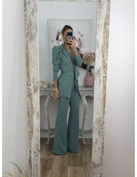 Conjunto Laras verdeagua