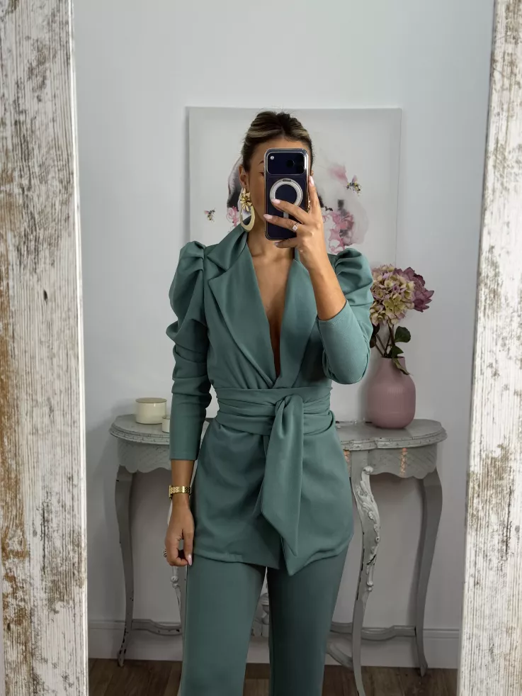 Conjunto Laras verdeagua