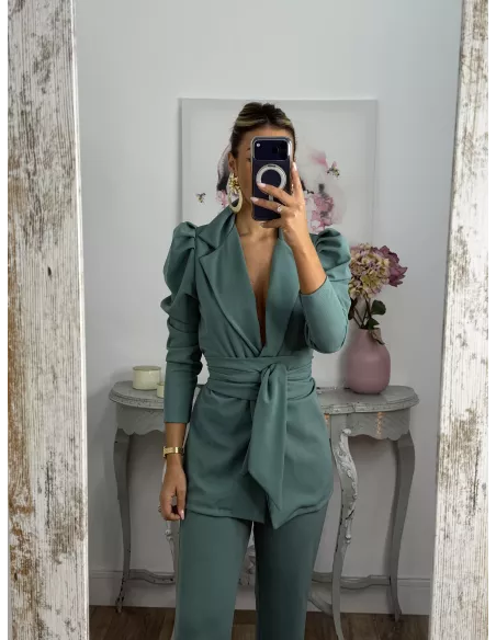 Conjunto Laras verdeagua