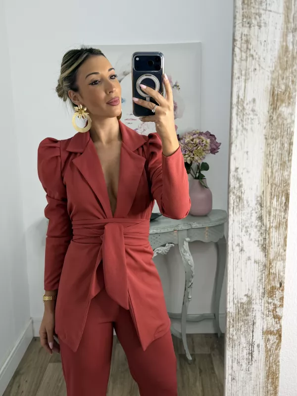 Pendientes aro grande con flor