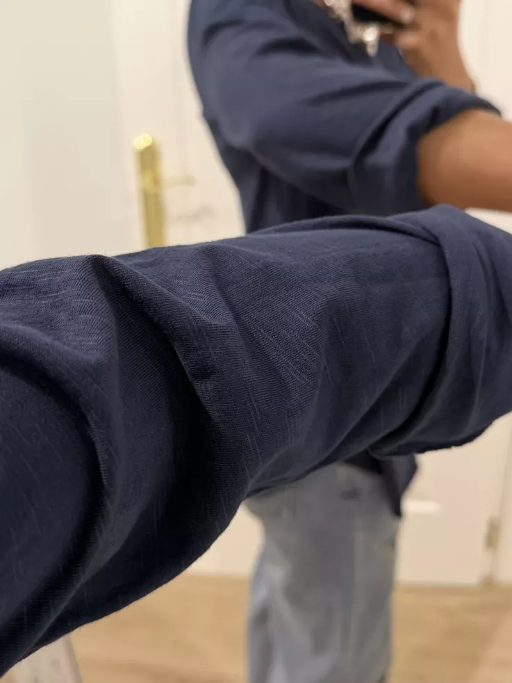 Camiseta Balance azul marino