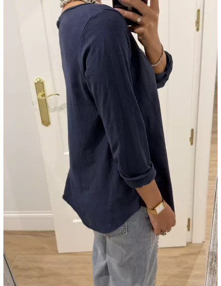 Camiseta Balance azul marino