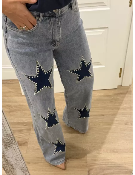 Jeans estrellas parte delantera