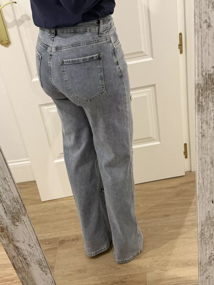 Jeans estrellas parte delantera