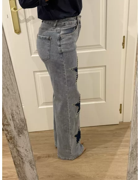 Jeans estrellas parte delantera