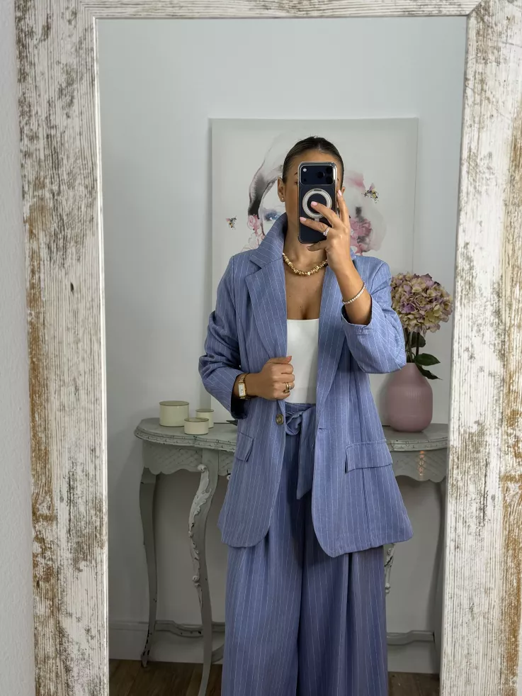 Traje de chaqueta Fidas azul