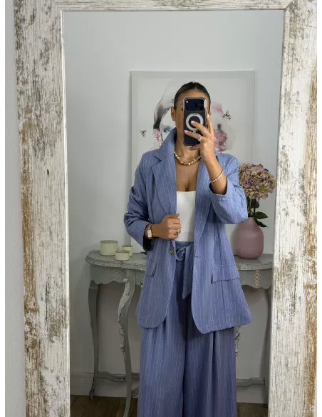 Traje de chaqueta Fidas azul