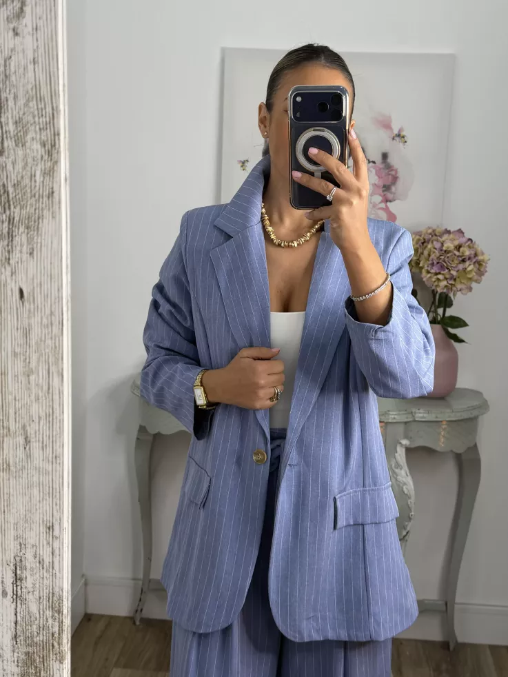 Traje de chaqueta Fidas azul