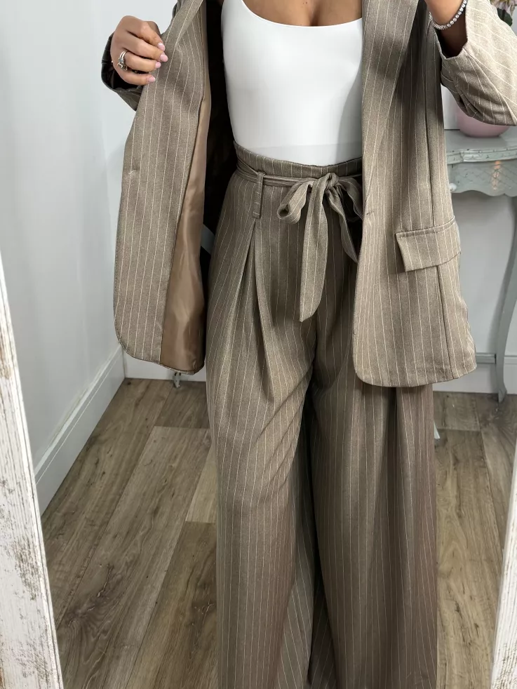 Traje de chaqueta Fidas taupe