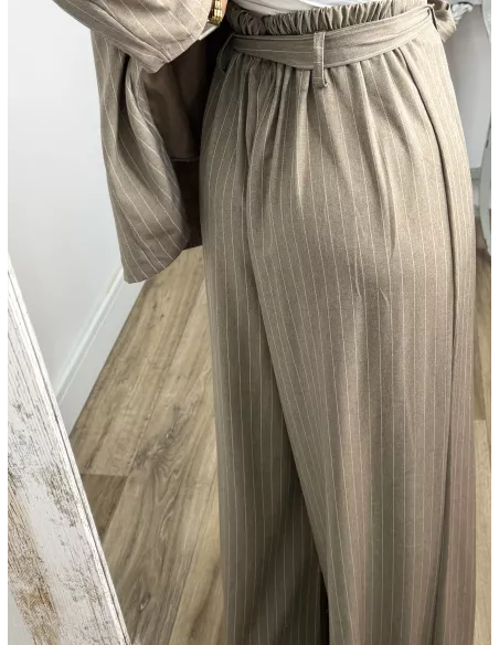 Traje de chaqueta Fidas taupe