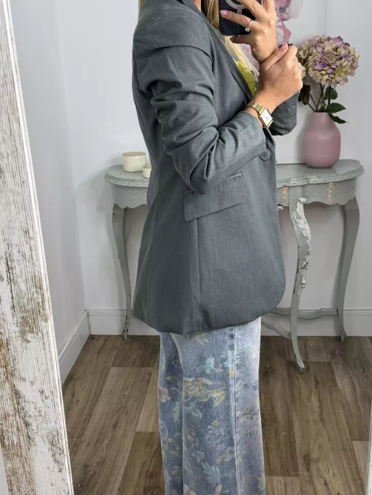 Chaqueta Amarenta gris verdeso