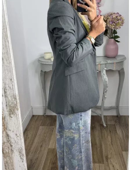 Chaqueta Amarenta gris verdeso