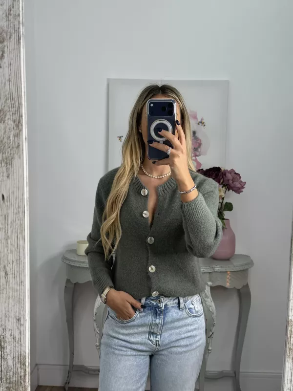 Rebeca de punto verde