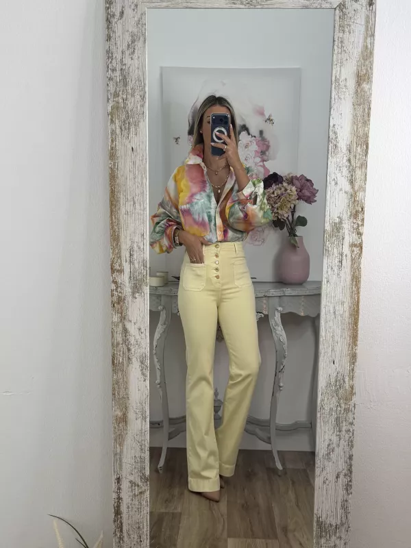 Jeans 77377 amarillo