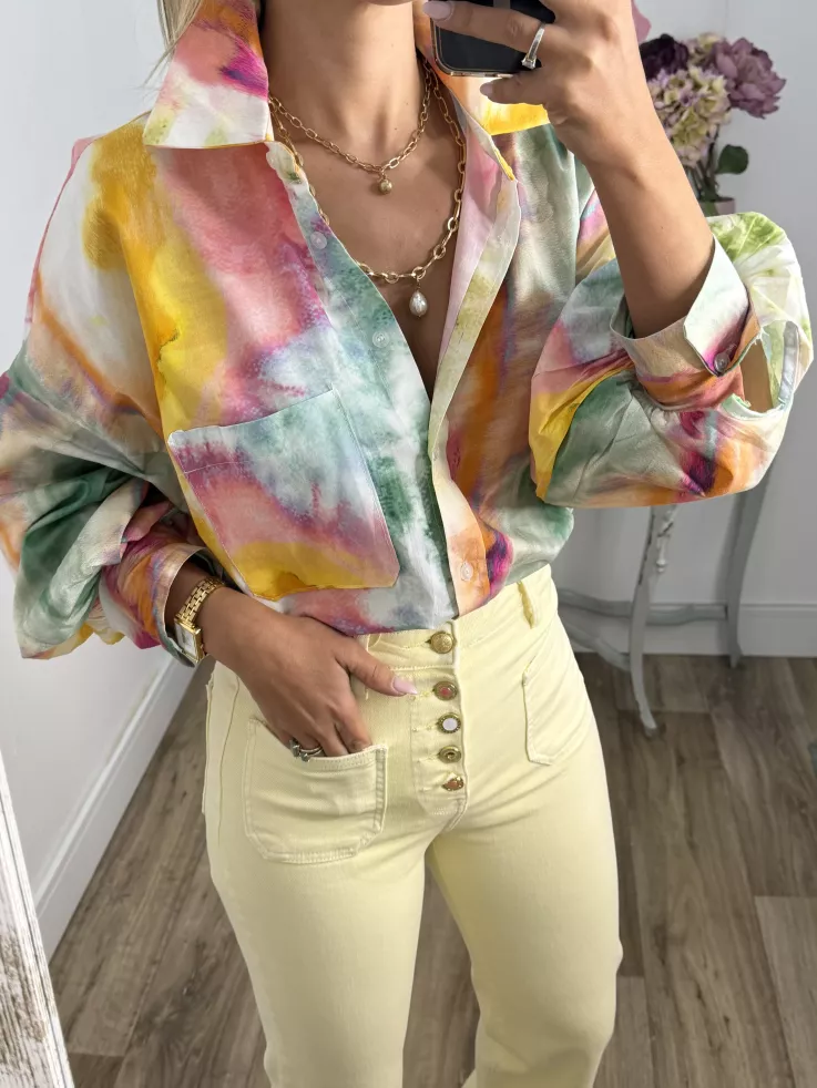 Colgantes doble eslabones con perla