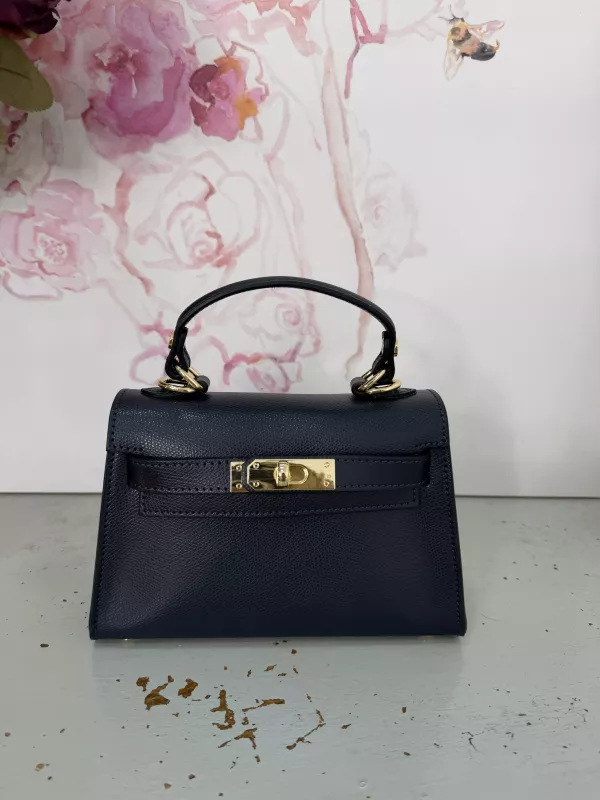 Bolso Paris pequeño azul marino