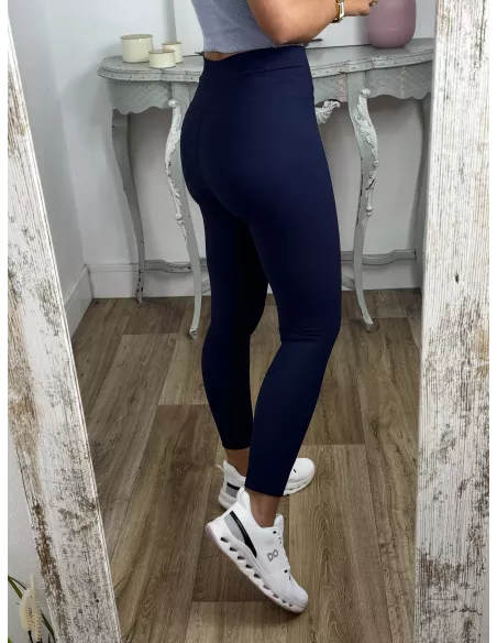 Leggins cintura cruzada azul marino