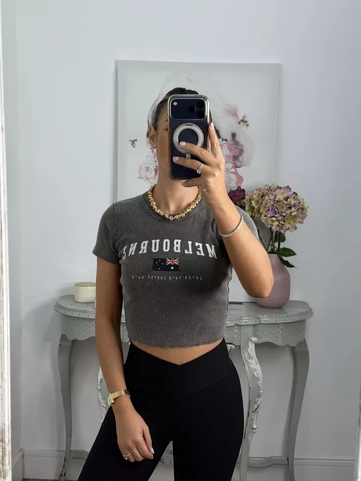 Camiseta Melbourne gris