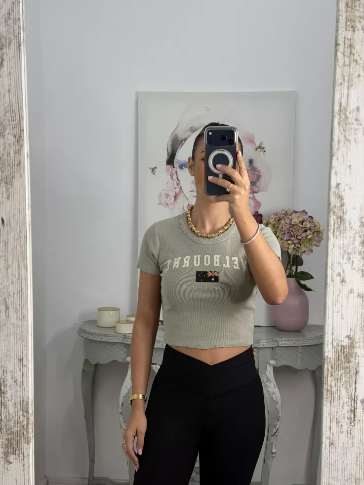 Camiseta Melbourne verde