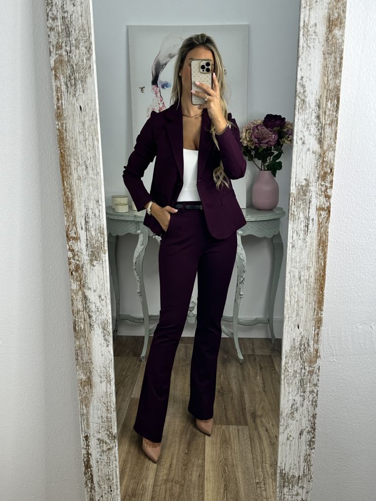 Traje Bliss berenjena