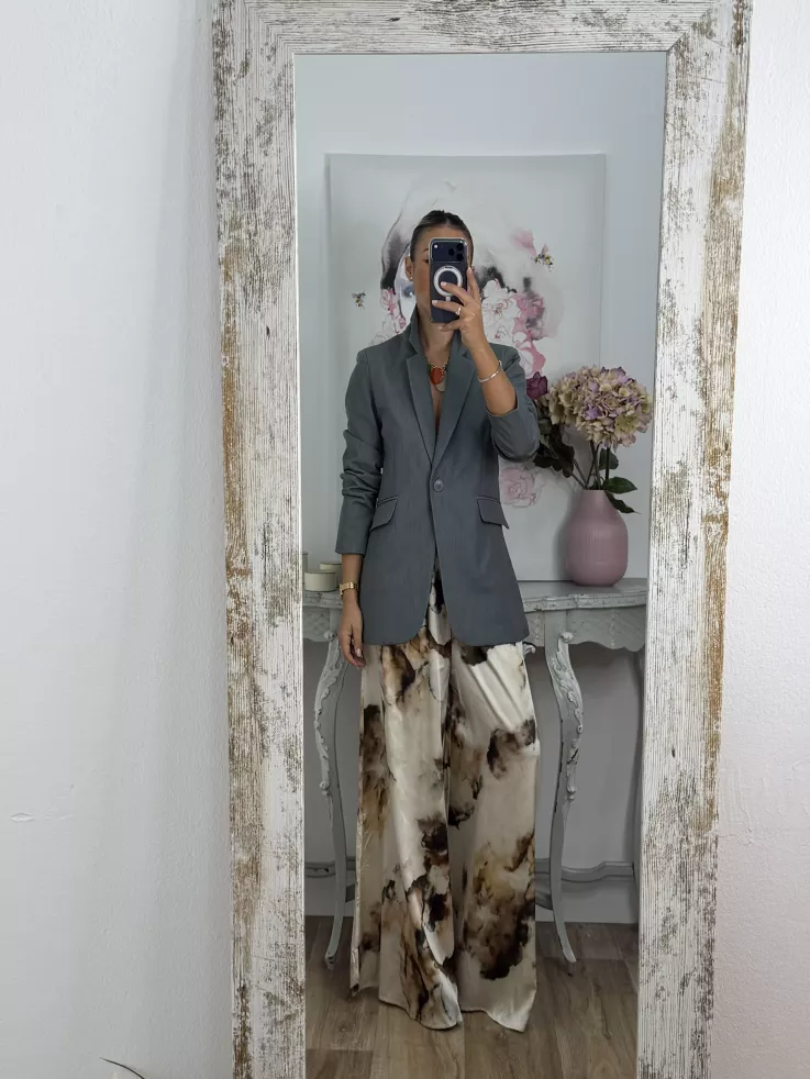 Chaqueta Amarenta gris verdeso