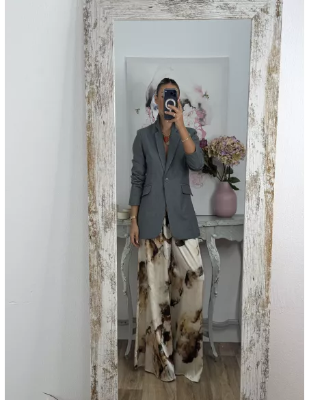 Chaqueta Amarenta gris verdeso