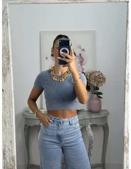 Camiseta Vanilla azul