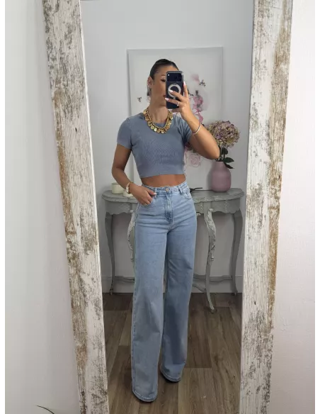 Camiseta Vanilla azul