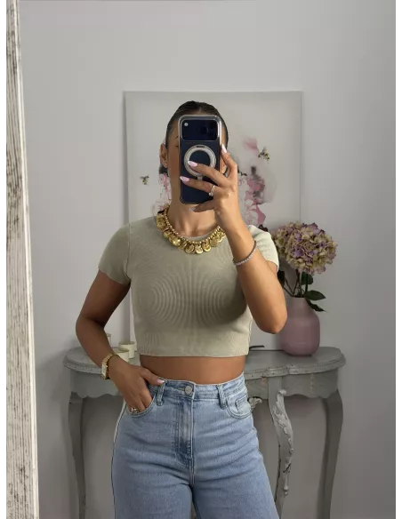 Camiseta Vanilla verde