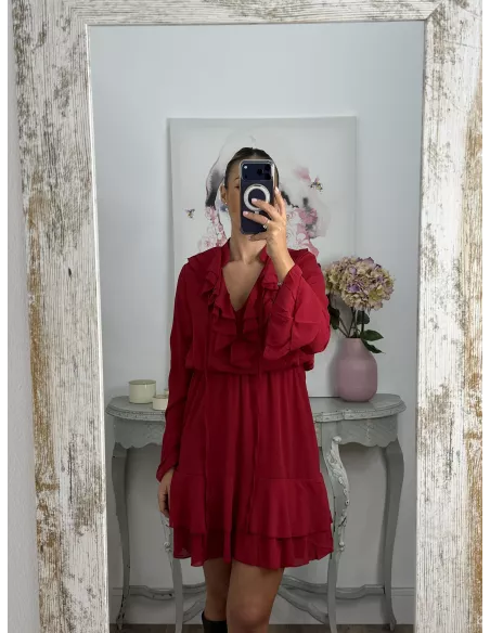 Vestido Ninoska rojo