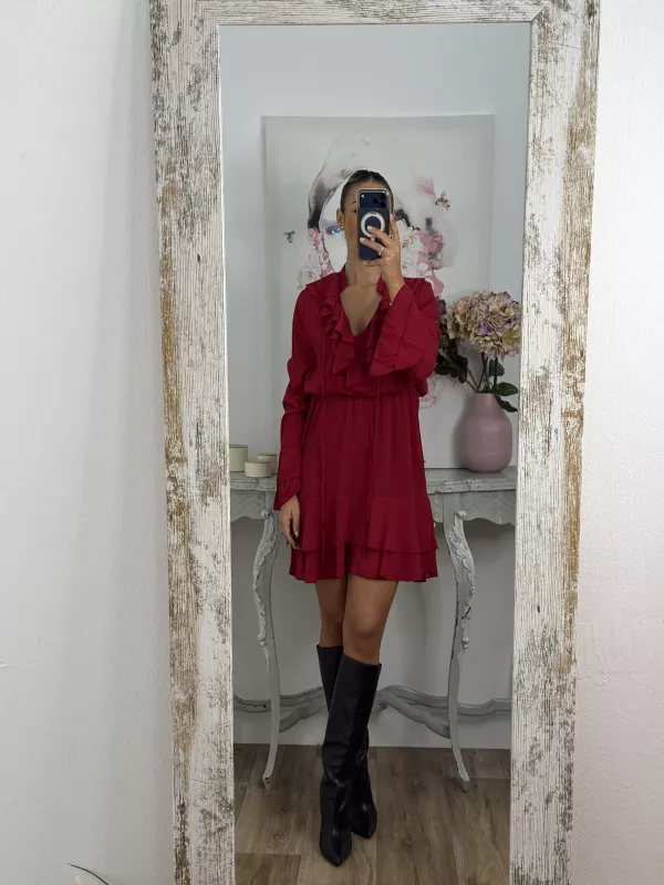 Vestido Ninoska rojo