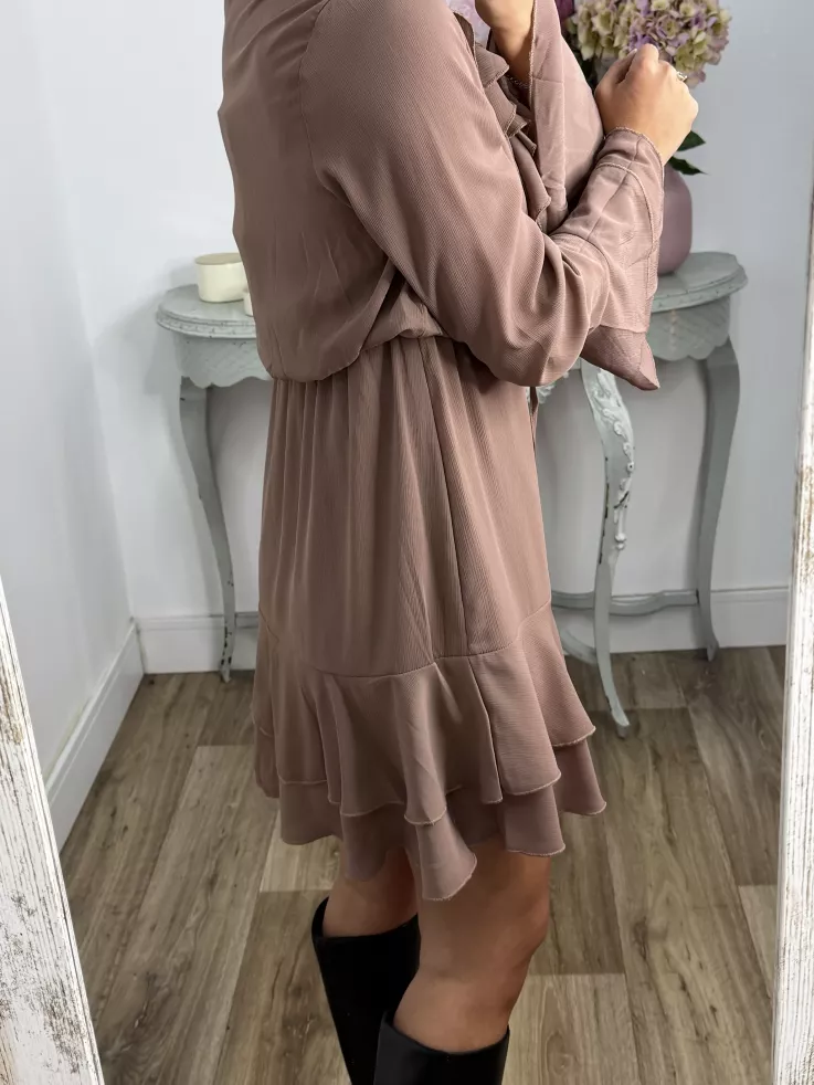 Vestido Ninoska maquillaje