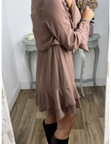 Vestido Ninoska maquillaje