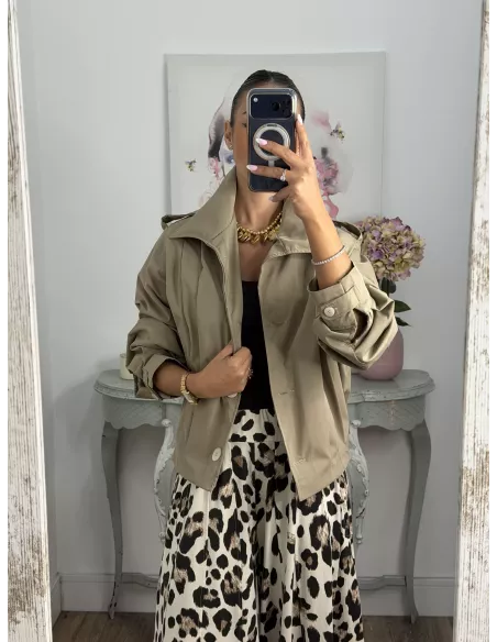 Bomber pliegue camel